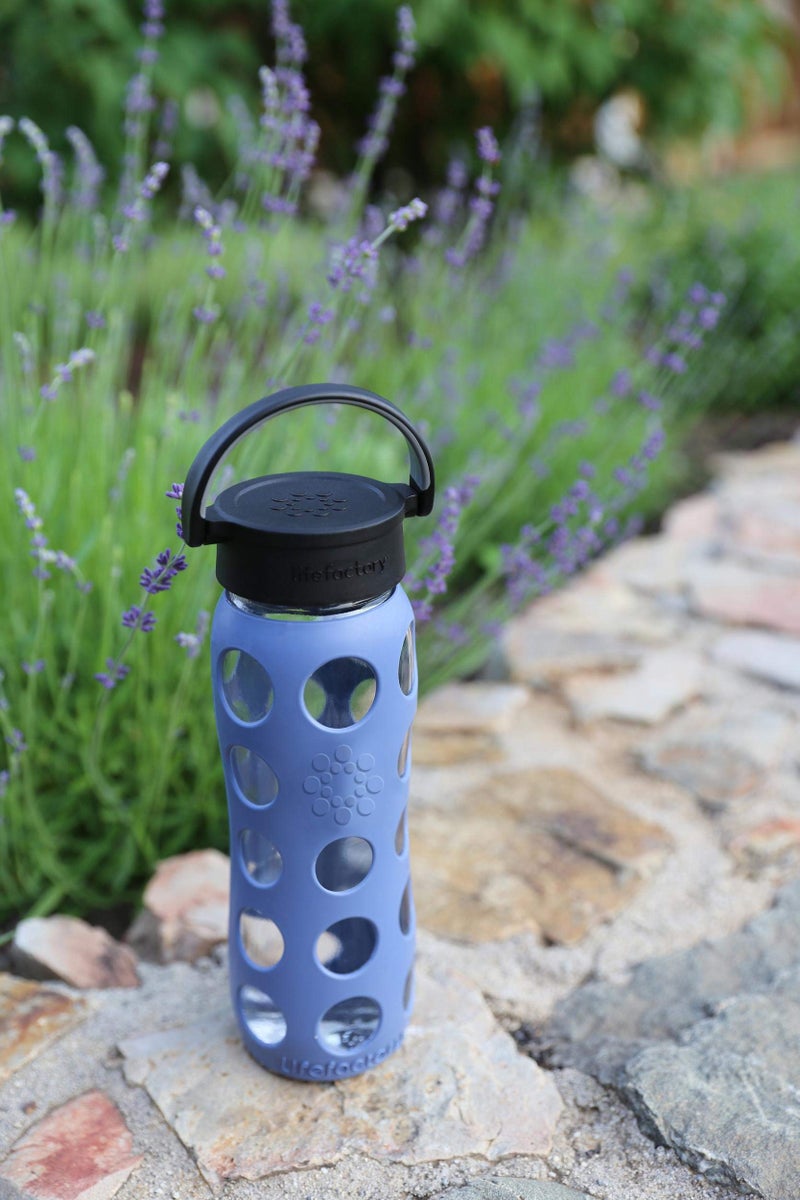 Lifefactory Classic Cap Accessory for 12, 16, and 22-Ounce Glass Bottles, Onyx Black - Image 2